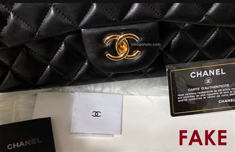 authentic chanel boy bag vs fake|chanel authenticity card check.